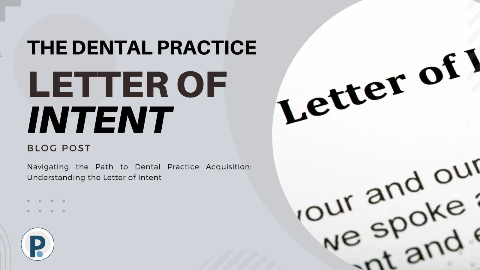 Dental Letter of Intent Dental Letter of Intent
